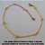 PULSEIRA BRUTO PRONTO PARA O BANHO (XC948)CORRENTE SINGAPURA COM BOLINHAS  VASADAS-FECHO LAGOSTA - PESO TOTAL 1,5GR  - 20CM+EXTENSOR BRU0282 - Imagem 1