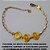 PULSEIRA BRUTO PRONTO PARA BANHO  CORRENTE CARTIER 1.0 COM FECHO LAGOSTA (3.147)MEDALHA DO ESPIRITO SANTO 13MM PESO TOTAL 3,5GR -(18CM +EXTENSOR)   BRU2240 - Imagem 1