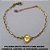 PULSEIRA BRUTO PRONTO PARA BANHO  CORRENTE CARTIER 1.0 COM FECHO LAGOSTA (3.147)MEDALHA DO ESPIRITO SANTO 13MM PESO TOTAL 3,2GR -(18CM +EXTENSOR)   BRU0882 - Imagem 1