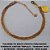 PULSEIRA NO BRUTO PRONTO PARA BANHO CORRENTE CARTIER TRIPLA(3) - TAMANHO 20CM + EXTENSOR - FECHO LAGOSTA - PESO 6,4GR (1863)SAO BENTO 15MM EM PE - BRU2522 - Imagem 1