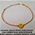 PULSEIRA BRUTO PRONTO PARA BANHO(1988)  COM CORRENTINHA 18CM+EXTENSOR FECHO LAGOSTA- PINGENTE ESPIRITO SANTO  14MM - PESO TOTAL 2,8GR BRU2355 - Imagem 1