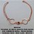 PULSEIRA NO BRUTO PRONTO PARA BANHO COM CORRENTE DUPLA - FECHO BOINHA TAMANHO 18CM - PESO 2.2GR - BRU4745 - Imagem 1
