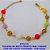 PULSEIRA NO BRUTO PRONTO PARA O BANHO TODA EM CONTAS COLORIDAS - COM FECHO LAGOSTA - TAMANHO 18CM+EXTENSOR(''MODELO COLORIDO'') PESO 3,6GR - BRU3784 - Imagem 1