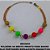 PULSEIRA NO BRUTO PRONTO PARA BANHO  ELLO PORTUGUES DUPLA(CONTA DIAMANTADA 19CM+EXTENSOR (COM FECHO LAGOSTA) COM CONTAS DE 8MM (''MODELO COLORIDO'')  PESO 4.9GR - BRU4820 - Imagem 2