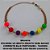 PULSEIRA NO BRUTO PRONTO PARA BANHO  CORRENTE ELLO PORTUGUES - TAMNHO 19CM+EXTENSORB (COM FECHO LAGOSTA) COM CONTAS DE 8MM (''MODELO COLORIDO'')  PESO 4.6GR - BRU4814 - Imagem 2
