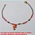 PULSEIRA NO BRUTO PRONTO PARA O BANHO -  PULSEIRA FEMININA COM MIÇANGAS E  PENDURICALHO DE GOLFINHO- TAMANHO:19,0CM -  PESO:1,2GR - BRU3663 - Imagem 3
