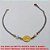 PULSEIRA NO BRUTO PRONTO PARA O BANHO -  PULSEIRA FEMININA COM BOLINHAS DE RESINA E  CONECTOR DE NOSSA SENHORA DE FATIMA - TAMANHO:19,4CM -  PESO:1,8GR - BRU3655 - Imagem 3