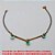 PULSEIRA NO BRUTO PRONTO PARA O BANHO -  PULSEIRA FEMININA COM PENDURICALHOS DE  OLHO GREGO - TAMANHO:17,7CM - PESO:2,0GR -  BRU3707 - Imagem 1