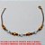 PULSEIRA NO BRUTO PRONTO PARA O BANHO -  PULSEIRA FEMININA COM BOLINHAS DE LATÃO, BOLINHAS DIAMANTADAS E BOLINHAS DE RESINA - TAMANHO:17,0CM - PESO:2,4GR - BRU3720 - Imagem 2