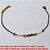 PULSEIRA NO BRUTO PRONTO PARA O BANHO -  PULSEIRA FEMININA COM MIÇANGAS E BOLINHAS  DE LATÃO - TAMANHO:18,7CM -  PESO:1,5GR - BRU3714 - Imagem 1