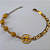 PULSEIRA  NO BRUTO PRONTO PARA O BANHO COM CORRENTE CARTIER DUPLA - BOLINHAS DIAMANTADA DE 6MM -COM FECHO LAGOSTA  COM 18CM+EXTENSOR BRU3885 - Imagem 1