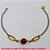 PULSEIRA NO BRUTO PRONTO PARA O BANHO -  PULSEIRA FEMININA COM BOLINHAS DE 3MM\2MM  E BOLINHA DE RESINA DE 7MM - TAMANHO: 18,5CM - PESO:1,5GR - BRU3922 - Imagem 1