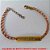PULSEIRA NO BRUTO PRONTO PARA O BANHO -  PULSEIRA FEMININA COM FECHO LAGOSTA+ EXTENSOR E PLACA COM A PALAVRA ''JESUS'' -  TAMANHO:20,0CM - PESO:6,6GR - BRU3880 - Imagem 3