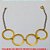 PULSEIRA NO BRUTO PRONTO PARA O BANHO -  PULSEIRA FEMININA COM ARGOLAS DE 1,9CM - TAMANHO:19,0CM - PESO:1,9GR - BRU3949 - Imagem 2