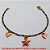 PULSEIRA NO BRUTO PRONTO PARA O BANHO -  PULSEIRA FEMININA COM PENDURICALHOS DE  CORAÇÕES E ESTRELA - TAMANHO:18,5CM - PESO: 2,6GR - BRU3955 - Imagem 1