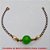 PULSEIRA NO BRUTO PRONTO PARA O BANHO -  PULSEIRA FEMININA COM BOLINHAS DE 3MM,  PÉROLAS DE 5MM E BOLA DE RESINA VERDE  DE 11MM - TAMANHO:19,0CM - PESO:2,5GR -  BRU3954 - Imagem 3