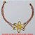 PULSEIRA NO BRUTO PRONTO PARA O BANHO -  PULSEIRA FEMININA COM CONECTOR DE FLOR -  TAMANHO:19,2CM - PESO:2,2GR - BRU3905 - Imagem 2