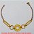 PULSEIRA NO BRUTO PRONTO PARA O BANHO -  PULSEIRA FEMININA COM CONECTORES DE LATÃO, ARGOLAS E CÍRCULO VAZADO - TAMANHO:18,7CM -  PESO:2,1GR - BRU3908 - Imagem 2