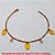 PULSEIRA NO BRUTO PRONTO PARA O BANHO -  PULSEIRA FEMININA COM PENDURICALHOS  OVAIS E CRISTAIS - TAMANHO:20,0CM - PESO:1,8GR -  BRU3914 - Imagem 1