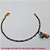 PULSEIRA NO BRUTO PRONTO PARA O BANHO -  PULSEIRA FEMININA COM PENDURICALHO DE  CRISTAL ACRILICO E ''GOTA'' - TAMANHO:18,6CM -  PESO:2,9GR - BRU3944 - Imagem 3