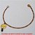 PULSEIRA NO BRUTO PRONTO PARA O BANHO -  PULSEIRA FEMININA COM PENDURICALHO DE  ESPIRITO SANTO E BOLINHA COLORIDA DE 4MM  (CORES SORTIDAS) - TAMANHO:19,1CM - PESO: 2,4GR - BRU3950 - Imagem 2