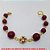 PULSEIRA NO BRUTO PRONTO PARA O BANHO -  PULSEIRA FEMININA COM BOLAS DE RESINA DE  9MM\13MM E BOLA DE CISTAL DE 11MM - TAMANHO: 21,6CM - PESO:11,8GR - BRU2486 - Imagem 1