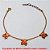 PULSEIRA NO BRUTO PRONTO PARA O BANHO -  PULSEIRA FEMININA DE CORRENTE RABO DE  RATO+EXTENSOR E COM ''PENDURICALHOS'' DE  CAVEIRA  - TAMANHO:18,0CM - PESO:4,2GR -  BRU4083 - Imagem 3