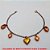 PULSEIRA NO BRUTO PRONTO PARA O BANHO -  PULSEIRA FEMININA COM PENDURICALHOS EM  ABS E CORAÇÃO DE LATÃO - TAMANHO:20,6CM -  PESO:2,9GR - BRU1372 - Imagem 3
