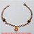PULSEIRA NO BRUTO PRONTO PARA O BANHO -  PULSEIRA FEMININA COM MIÇANGAS DE LATÃO  DE 6MM E PENDURICALHO DE CORAÇÃO EM ABS -  TAMANHO:21,0CM - PESO:2,6GR - BRU0944 - Imagem 3