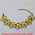 PULSEIRA NO BRUTO PRONTO PARA O BANHO -  PULSEIRA FEMININA DE FLORES COM CRISTAL -  TAMANHO:21,5CM - PESO:6,8GR - BRU4080 - Imagem 3
