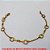PULSEIRA NO BRUTO PRONTO PARA O BANHO -  PULSEIRA FEMININA COM CONECTORES VAZADOS -  TAMANHO:19,0CM - PESO:2,9GR - BRU4095 - Imagem 2