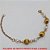 PULSEIRA NO BRUTO PRONTO PARA O BANHO -  PULSEIRA FEMININA COM PÉROLAS DE 5MM  E BOLAS TRABALHADAS DE 8MM - TAMANHO: 18,0CM - PESO:3,0GR - BRU4159 - Imagem 3