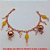 PULSEIRA NO BRUTO PRONTO PARA O BANHO -  PULSEIRA FEMININA COM PENDURICALHOS DE   GOLFINHOS,PEDRAS DE PORCELANA E BOLAS VAZADAS DE 11MM - TAMANHO:19,5CM - PESO: 10,3GR - BRU4208 - Imagem 2