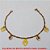 PULSEIRA NO BRUTO PRONTO PARA O BANHO -  PULSEIRA FEMININA COM PENDURICALHOS VAZADOS  E ''CORAÇÕES'' COM CRISTAIS (CORES SORTIDAS) -  TAMANHO:19,0CM - PESO:2,0GR - BRU4138 - Imagem 1