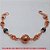 PULSEIRA NO BRUTO PRONTO PARA O BANHO -  PULSEIRA FEMININA COM BOLINHAS TRABALHADAS  DE 8MM,CONTAS DE PORCELANA DE 7MM E BOLA  VAZADA DE 13MM - TAMANHO:20,0CM - PESO:7,9GR -  BRU4213 - Imagem 2