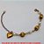 PULSEIRA NO BRUTO PRONTO PARA O BANHO -  PULSEIRA FEMININA COM BOLAS TRABALHADAS  DE 8MM,PÉROLAS DE 5MM E PENDURICALHO DE  CORAÇÃO - TAMANHO:18,2CM - PESO:3,2GR -  BRU4181 - Imagem 2