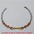 PULSEIRA NO BRUTO PRONTO PARA O BANHO -  PULSEIRA FEMININA COM BOLINHAS DE 5MM -  TAMANHO:19,5CM - PESO:2,4GR - BRU4282 - Imagem 2
