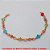 PULSEIRA NO BRUTO PRONTO PARA O BANHO -  PULSEIRA FEMININA COM CRISTAIS COLORIDOS -  TAMANHO:19,0CM - PESO:4,3GR - BRU4251 - Imagem 2