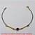 PULSEIRA NO BRUTO PRONTO PARA O BANHO -  PULSEIRA FEMININA COM OLHO GREGO - TAMANHO: 18,5CM - PESO:1,2GR - BRU4274 - Imagem 2