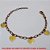 PULSEIRA NO BRUTO PRONTO PARA O BANHO -  PULSEIRA FEMININA COM PENDURICALHOS DE  CORAÇÕES COM A PALAVRA ''KISS'' - TAMANHO: 18,5CM+EXTENSOR - PESO:5,6GR - BRU4287 - Imagem 2