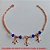 PULSEIRA NO BRUTO PRONTO PARA O BANHO -  PULSEIRA FEMININA COM MIÇANGAS SEXTAVADAS  E PENDURICALHOS DE AVIÕES - TAMANHO:19,9CM -  PESO:2,4GR - BRU1704 - Imagem 1