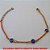 PULSEIRA BRUTO PRONTO BARA BANHO COM CORRENTE ELLO PORTUGUES DUPLA COM FECHO LAGOSTA - COM TREIS OLHO GREGO DE 7MM PESO 2,5GR - TAMANHO  17CM+EXTENSOR  BRU1175 - Imagem 1