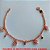PULSEIRA NO BRUTO PRONTO PARA O BANHO -  PULSEIRA FEMININA COM PENDURICALHOS DE  BORBOLETAS E CRISTAIS  - TAMANHO:18,5CM -  PESO:3,0GR - BRU1423 - Imagem 3