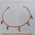 PULSEIRA NO BRUTO PRONTO PARA O BANHO -  PULSEIRA FEMININA COM PENDURICALHOS DE  CORUJAS - TAMANHO:20,4CM - PESO:1,8GR -  BRU4446 - Imagem 1