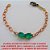 PULSEIRA NO BRUTO PRONTO PARA O BANHO COM CORRENTE (M11) CADEADO1.0 - COM FECHO  LAGOSTA IMPORTADO - E PEDRA DE ZIRCONIAS 8X12MM - PES 6,9GR - 19CM - BRU2733 - Imagem 3