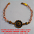 PULSEIRA NO BRUTO PRONTO PARA O BANHO  COM CORRENTE CORRENTE CADEADO 1.00 -  (M11) FICHO LAGOSTA - 20CM+EXTENSOR - PESO 6,0GR - BRU2978 - Imagem 2