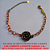 PULSEIRA NO BRUTO PRONTO PARA O BANHO  COM CORRENTE CORRENTE CADEADO 1.00 -  (M11) FICHO LAGOSTA - 20CM+EXTENSOR - PESO 6,0GR - BRU2979 - Imagem 1