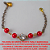 PULSEIRA NO BRUTO PRONTO PARA O BANHO(GUA) COM CORRENTE ELLO PORTUGUES(P85) COM MIÇANGAS COLORIDA E ZIRCONIA COM BASE EM ALTA FUSÃO 19CM+EXTEN.FECHO LAGOSTA- 8,6GR - BRU0203 - Imagem 3