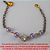 PULSEIRA NO BRUTO PRONTO PARA O BANHO(GUA) COM CORRENTE ELLO PORTUGUES(P85) COM MIÇANGAS COLORIDA E ZIRCONIA COM BASE EM ALTA FUSÃO 19CM+EXTEN.FECHO LAGOSTA- 8,6GR - BRU946 - Imagem 2