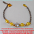 PULSEIRA NO BRUTO PRONTO PARA O BANHO(GUA) COM CORRENTE ELLO PORTUGUES(P85) COM MIÇANGAS COLORIDA E ZIRCONIA COM BASE EM ALTA FUSÃO 19CM+EXTEN.FECHO LAGOSTA- 8,6GR - BRU1318 - Imagem 2
